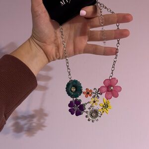 Floral Multicolor Necklace